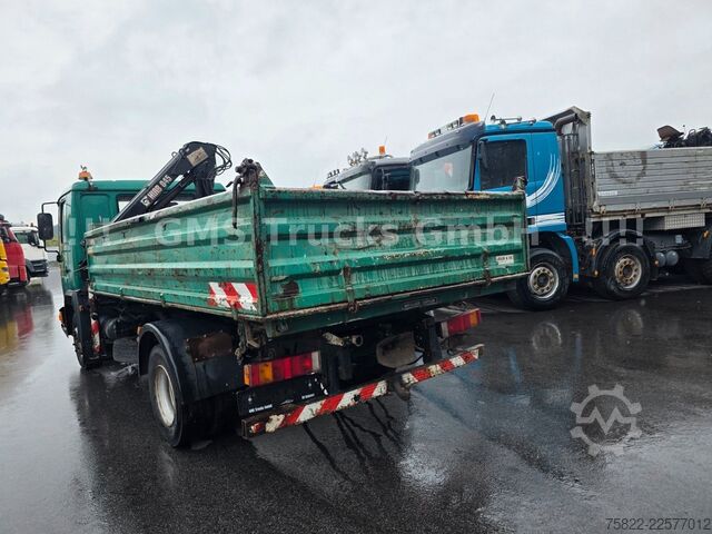 Dreiseitenkipper MAN 8.174 / E3 / Kipper Kran Greifer / 2X AHK