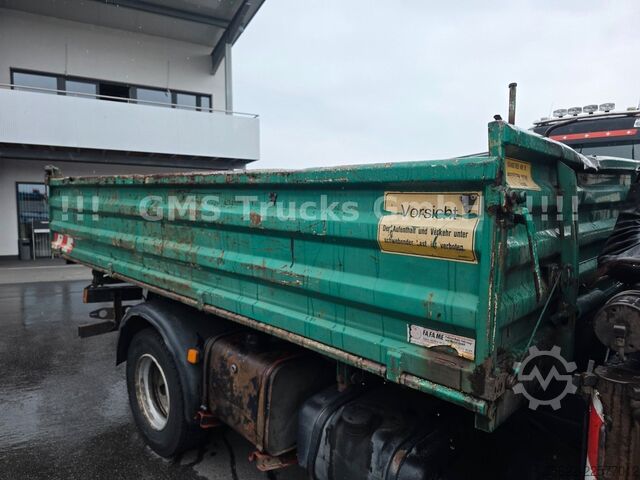 Dreiseitenkipper MAN 8.174 / E3 / Kipper Kran Greifer / 2X AHK