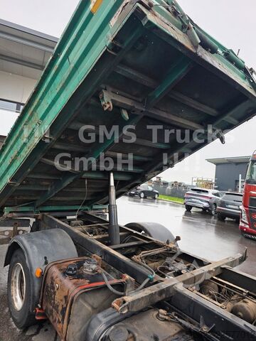 Dreiseitenkipper MAN 8.174 / E3 / Kipper Kran Greifer / 2X AHK
