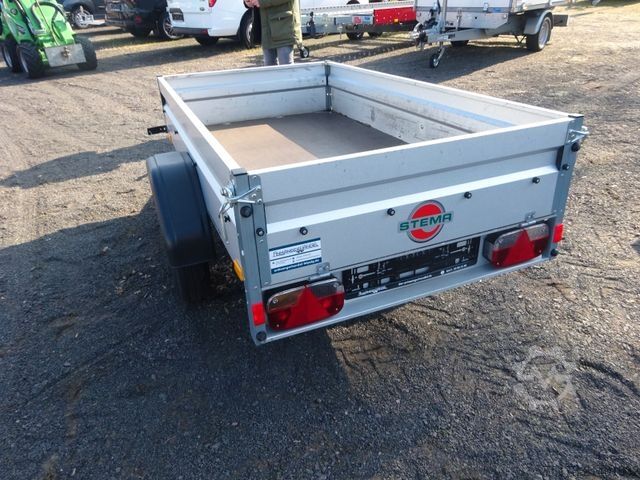 Car trailer STEMA FT 7.5-20- 10.1 offner Kasten 100 Kmh