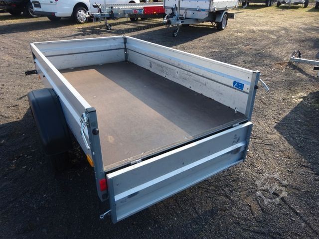 Car trailer STEMA FT 7.5-20- 10.1 offner Kasten 100 Kmh