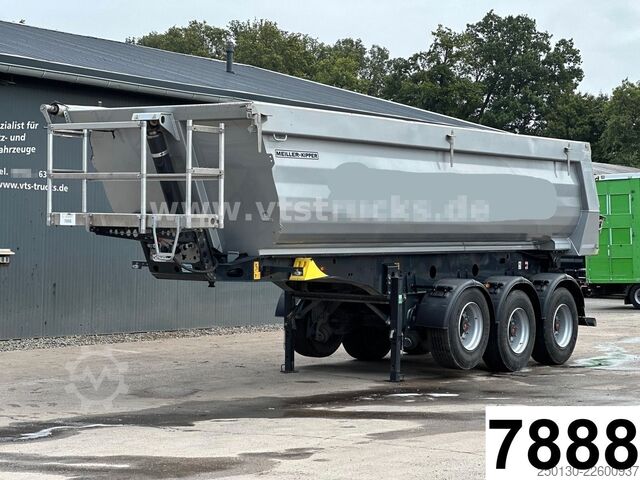 Kipper Auflieger MEILLER KISA 3 Stahlkippmulde m. Liftachse Rollplane