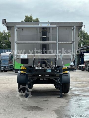 Kipper Auflieger MEILLER KISA 3 Stahlkippmulde m. Liftachse Rollplane