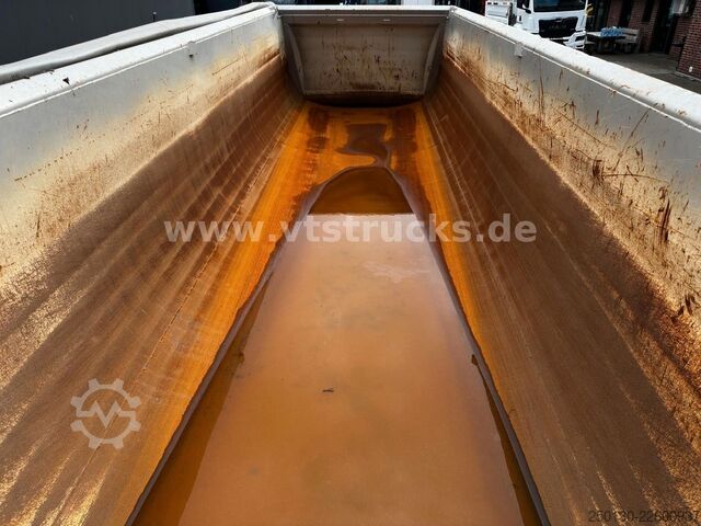Kipper Auflieger MEILLER KISA 3 Stahlkippmulde m. Liftachse Rollplane