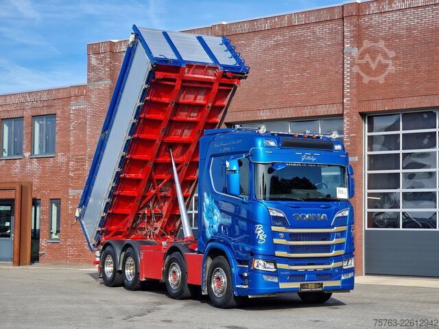 3-sided tipper Scania R580 V8 NGS Highline 8x4*4 - 3 way Tipper - Ret...