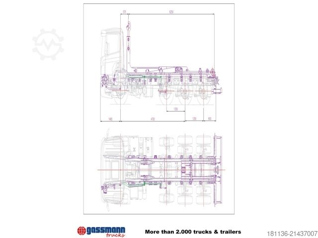 Roll-off tipper truck  T20-47-S Abrollanlage
