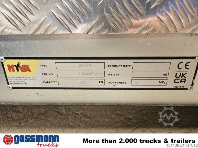 Roll-off tipper truck  T20-60-S Abrollanlage