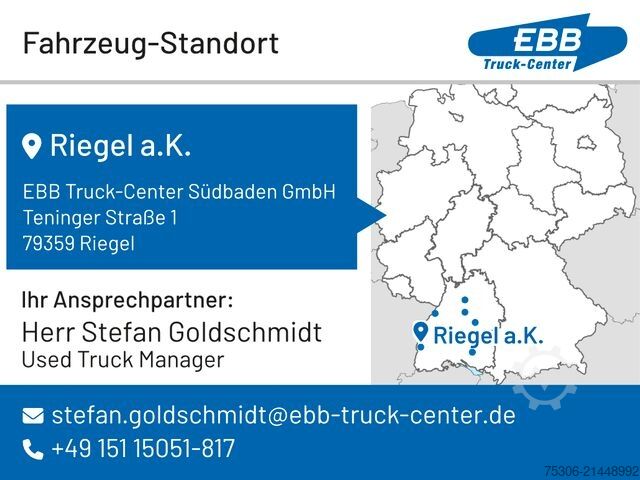 Swap body truck DAF FAN XG 480  Multiwechsler 1120-1320