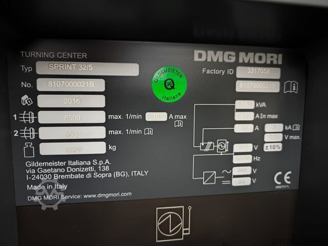 DMG MORI SPRINT 32 short/long turning automatic lathe DMG MORI Sprint 32/5