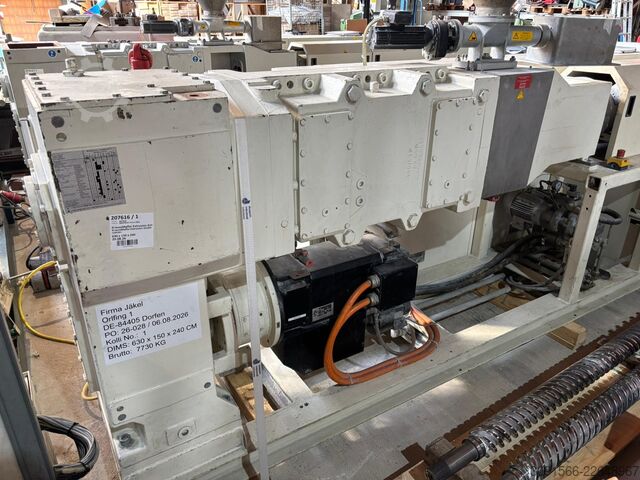 Twin-screw extruder KraussMaffei KMD 114-32