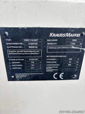 Twin-screw extruder KraussMaffei KMD 114-32