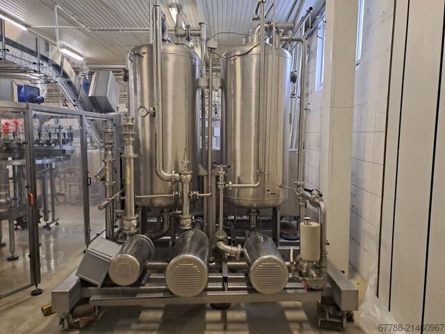 Saturator for carbonating mixer beverages Holstei Kappert PARAMIX 15 m3/h
