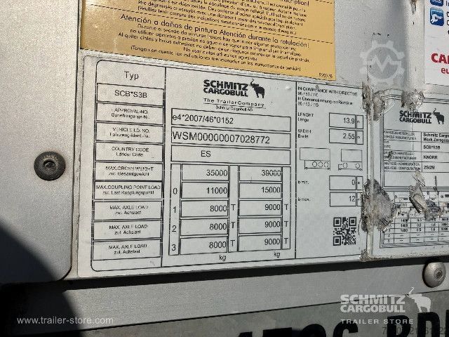 Box semitrailer Schmitz Cargobull Semiremolque Furgón carga seca Standard