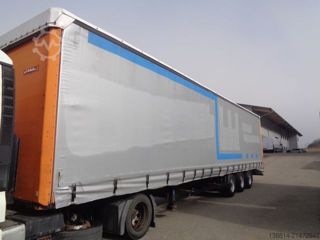 Auflieger mit Pritsche & Plane KÖGEL SN24 MEGA 435/50 R19,5 SAF