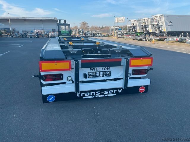 Roll off trailer WIELTON PS-2P  Abrollcontainer-Anhänger 3 Stück