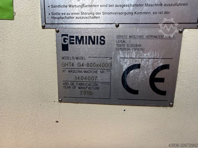 CNC Lathe with c-axis GEMINIS - GHT-4 Geminis GHT-4