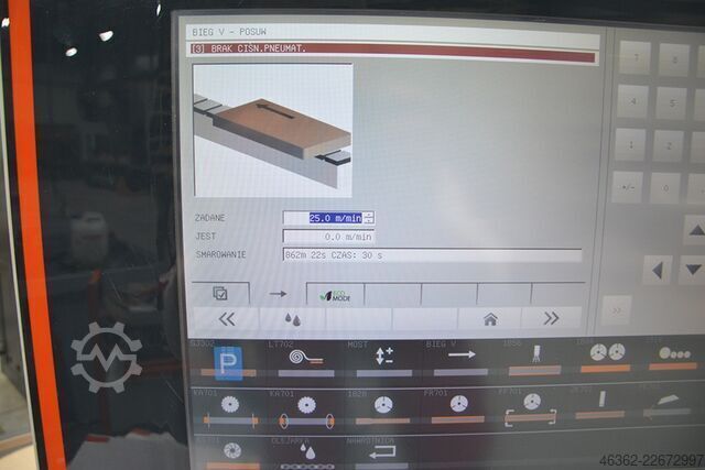 Laser-PUR-Kantenanleimmaschine HOLZ-HER LUMINA 1588