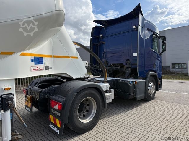 Standard tractor unit SCANIA R450 /Kompressor/Retarder/Navi/Spoiler/Alu