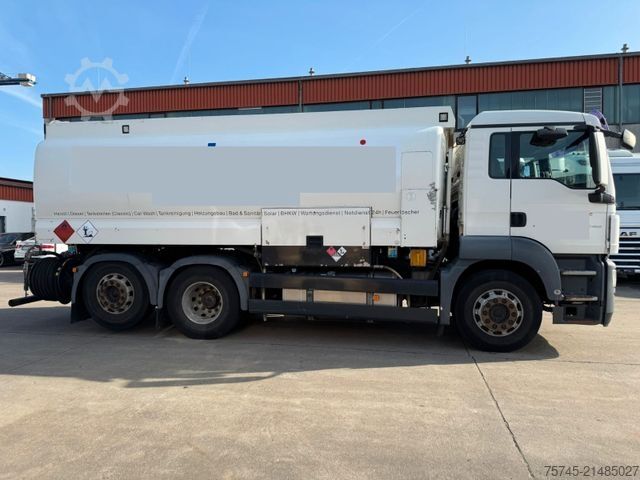 LKW mit Tankaufbau MAN TGS26.360 * OBEN & UNTEN * 3 KAMMER * ALUFELGEN*