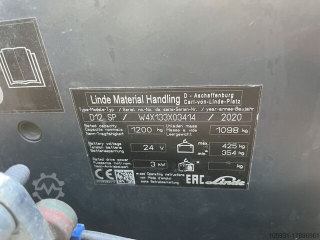 Fahrerstandstapler Linde D12SP