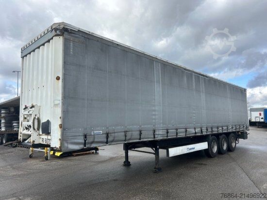 Auflieger mit Pritsche & Plane KRONE SD TAUTLINER, EDSCHA-VERDECK, BPW-ACHSEN,