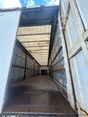 Auflieger mit Pritsche & Plane KRONE SD TAUTLINER, EDSCHA-VERDECK, BPW-ACHSEN,