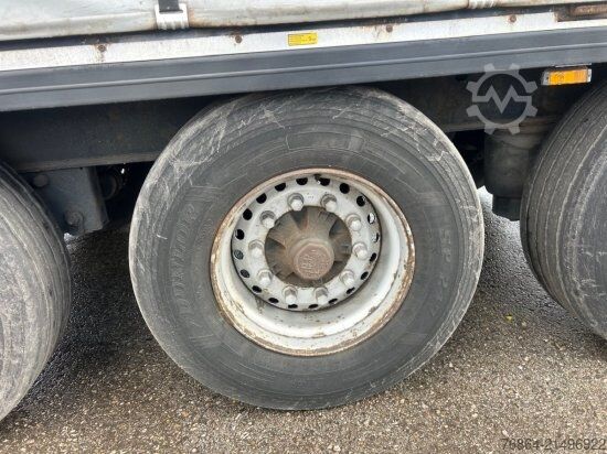 Auflieger mit Pritsche & Plane KRONE SD TAUTLINER, EDSCHA-VERDECK, BPW-ACHSEN,