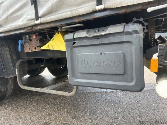 Auflieger mit Pritsche & Plane KRONE SD TAUTLINER, EDSCHA-VERDECK, BPW-ACHSEN,