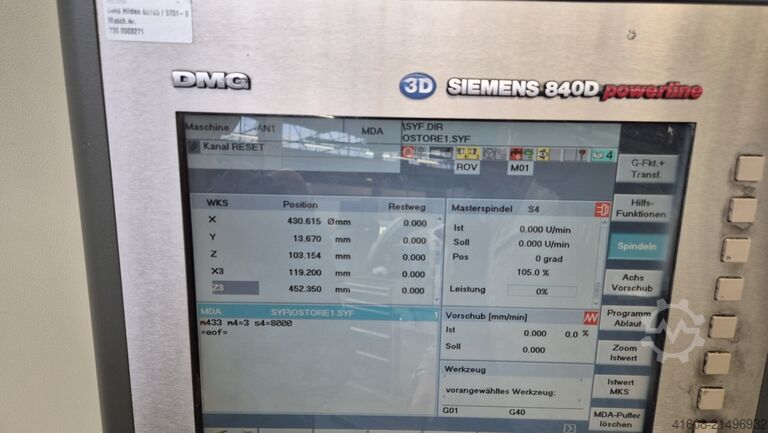 CNC-Dreh- und Fräszentrum GILDEMEISTER TWIN 32