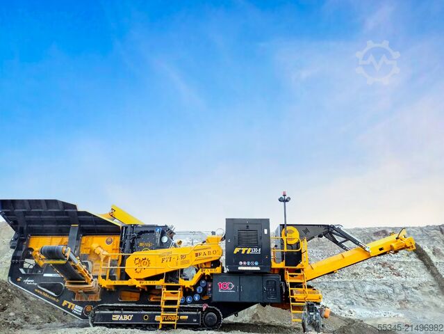Brechanlage/Mobile Brechanlage FABO Mobile Crushing Plant Mobile Impact Crusher FTI-130