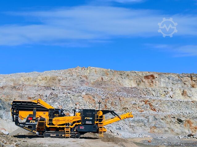 Brechanlage/Mobile Brechanlage FABO Mobile Crushing Plant Mobile Impact Crusher FTI-130