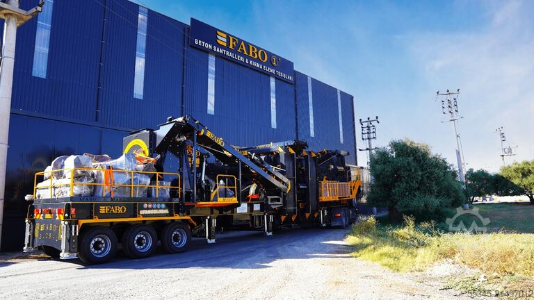 Crushing equipment/mobile crushing plant FABO Mobile Crushing Plant Mobile Impact Crusher MDMK-03