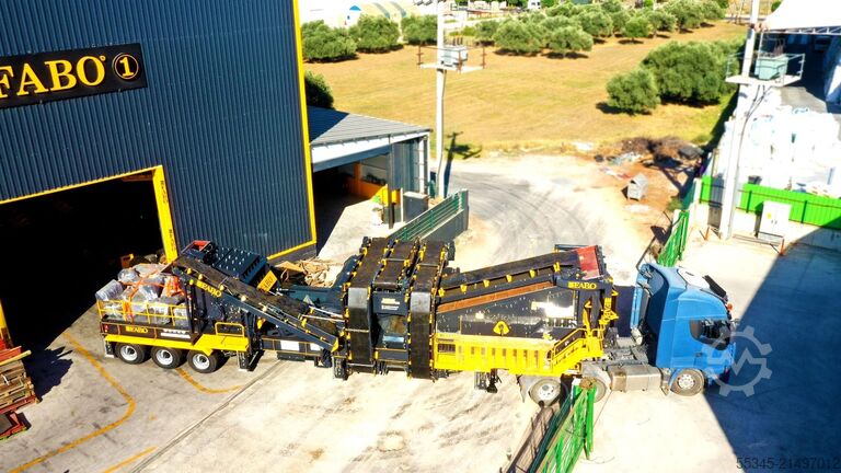 Crushing equipment/mobile crushing plant FABO Mobile Crushing Plant Mobile Impact Crusher MDMK-03