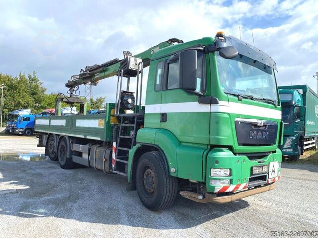 Autokran MAN TG-S 26.320 6x2-2 BL Pritsche Kran Hiab XS166 DS