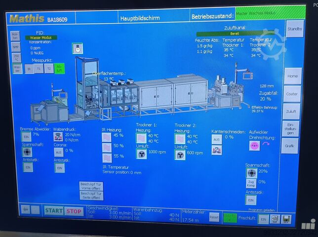 Beschichtungsanlage - Battery Coater Werner Mathis AG BA-18609