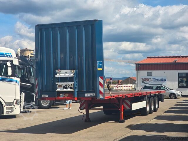 Auflieger mit Arbeitsbühne KRONE SD * PLATEAU * BPW * STAHLMATTEN