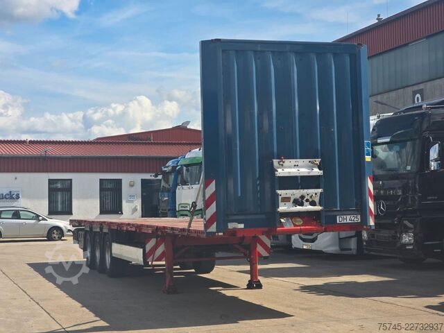 Auflieger mit Arbeitsbühne KRONE SD * PLATEAU * BPW * STAHLMATTEN