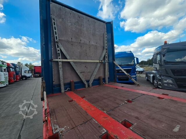 Auflieger mit Arbeitsbühne KRONE SD * PLATEAU * BPW * STAHLMATTEN