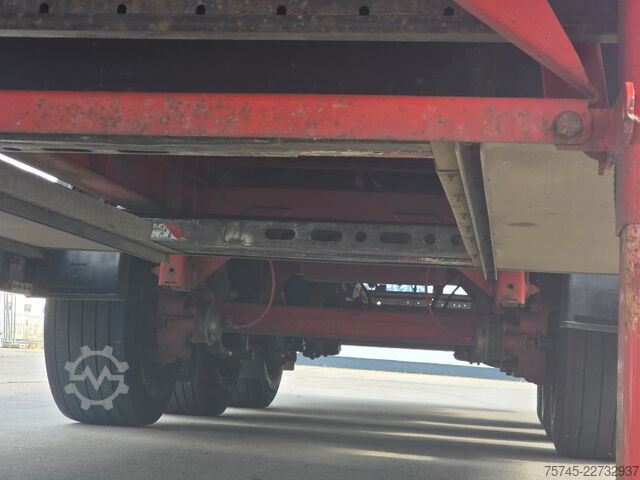 Auflieger mit Arbeitsbühne KRONE SD * PLATEAU * BPW * STAHLMATTEN