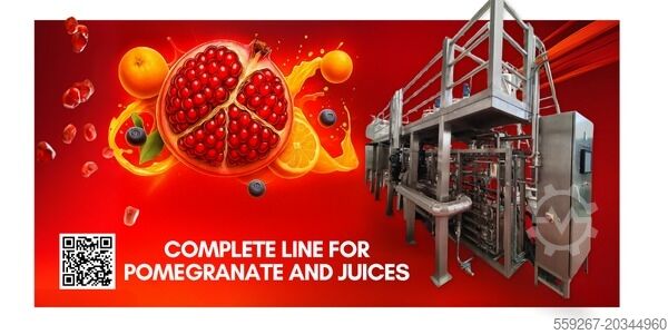 Complete line for pomegranate and juices TOMAS GUILLEN 