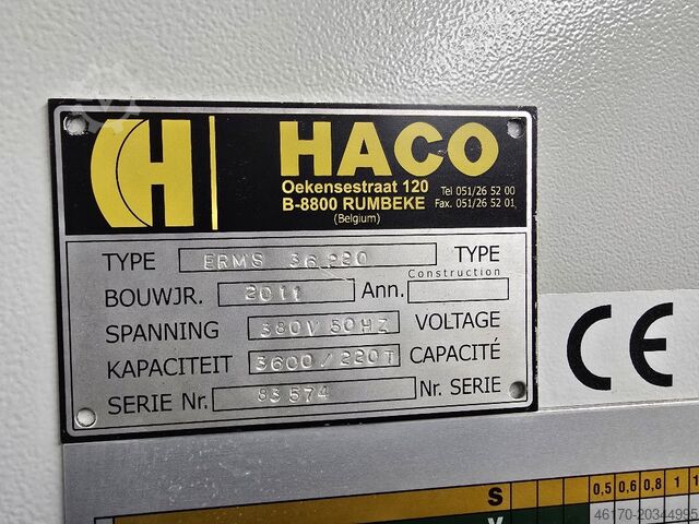 Abkantpresse Haco ERMS 36220