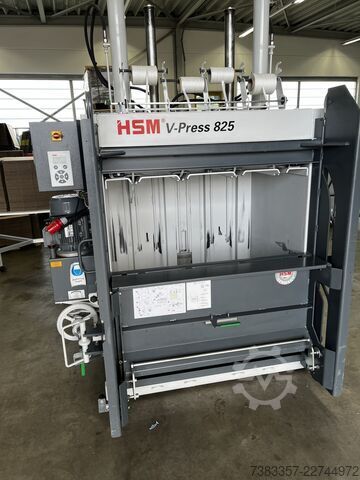 Baler for cardboard and film HSM V-Press 825 plus pro