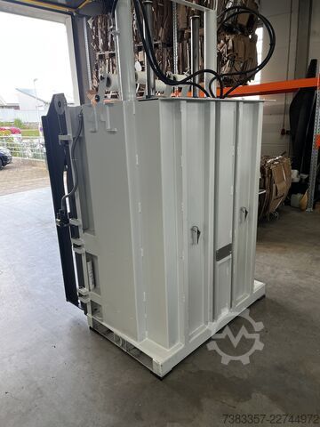 Baler for cardboard and film HSM V-Press 825 plus pro