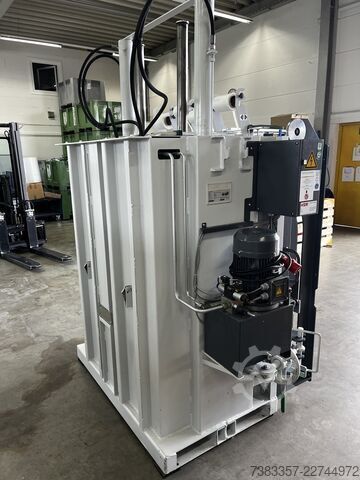 Baler for cardboard and film HSM V-Press 825 plus pro