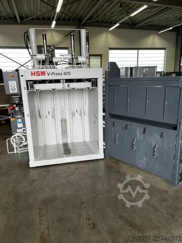 Baler for cardboard and film HSM V-Press 825 plus pro