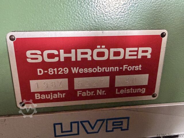 Schwenkbiegemaschine Schröder MAK
