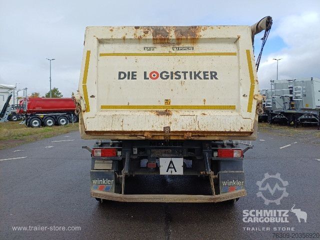 Kipper Auflieger Meiller Kipper Stahlrundmulde 26m³