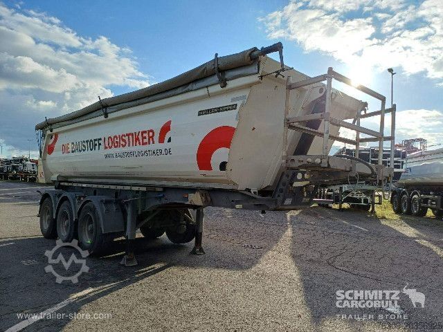 Kipper Auflieger Meiller Kipper Stahlrundmulde 26m³
