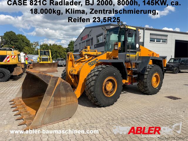 Loader Case 821C Klima Zentralschmierung