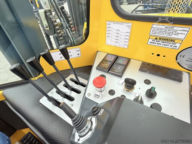 4-way forklift Combilift C4000 GAS DUPLEX 4600 FREE-LIFT CABIN